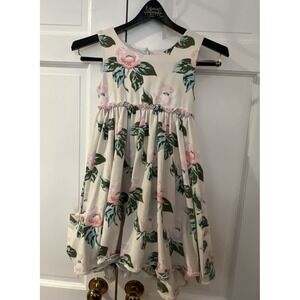 SweetHoney‎ Ruffled Floral Pocket Dress Girls